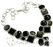 Black Cluster Onyx Necklaces by South of Exotic